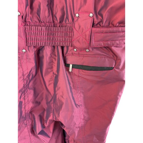Vintage Kaelin All-Weather Ski Suit Mens XL Maroon & Black One-Piece Snowsuit Fu - Picture 11 of 14